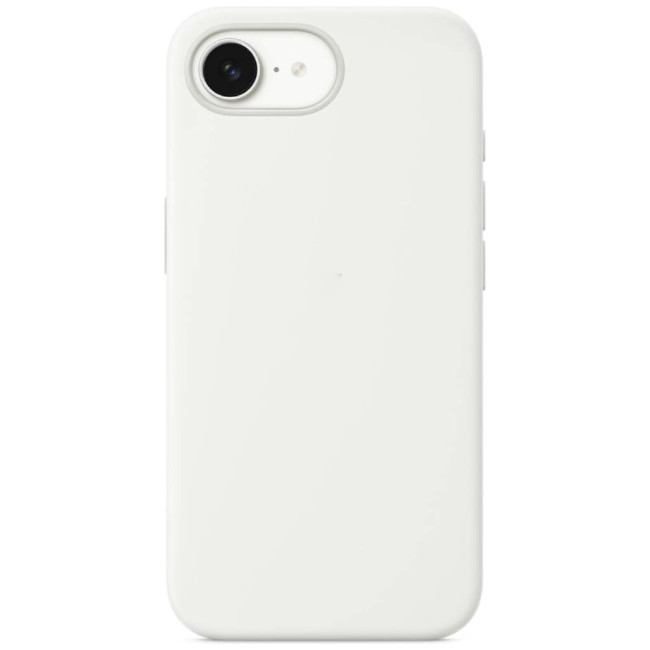 Чехол-накладка Monblan Magnetic Silicone MagSafe for iPhone 16e White