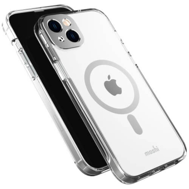 Чехол-накладка Moshi iGlaze Slim Hardshell Case Luna Silver for iPhone 14 (99MO137205)