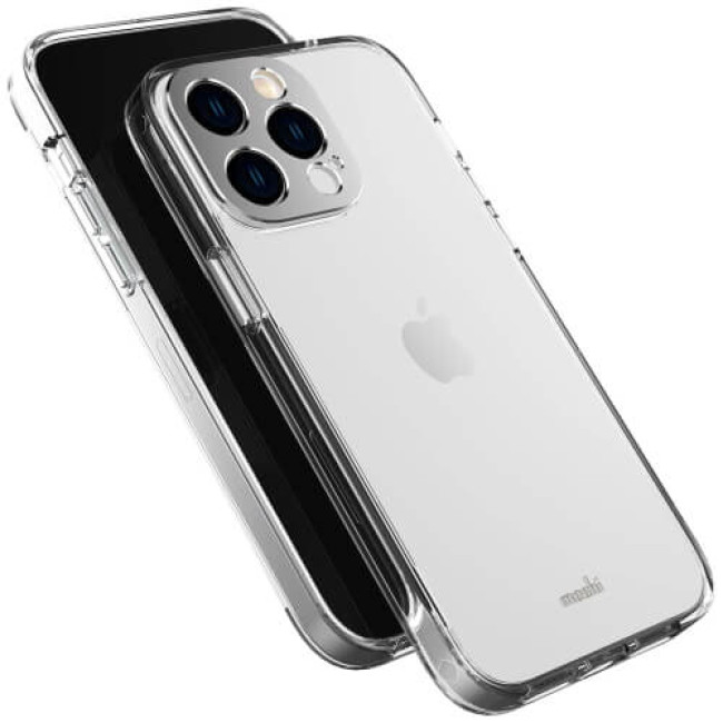 Чехол-накладка Moshi iGlaze Slim Hardshell Case (without MagSafe) Luna Silver for iPhone 14 Pro Max (99MO137204)
