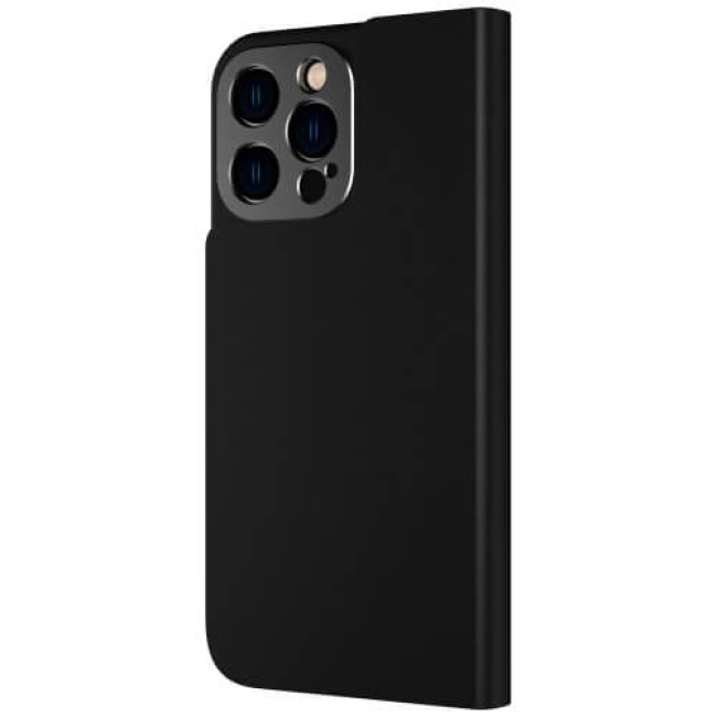 Чехол-книжка Moshi Overture Case with Detachable Magnetic Wallet Midnight Black for iPhone 14 Pro (99MO138003)