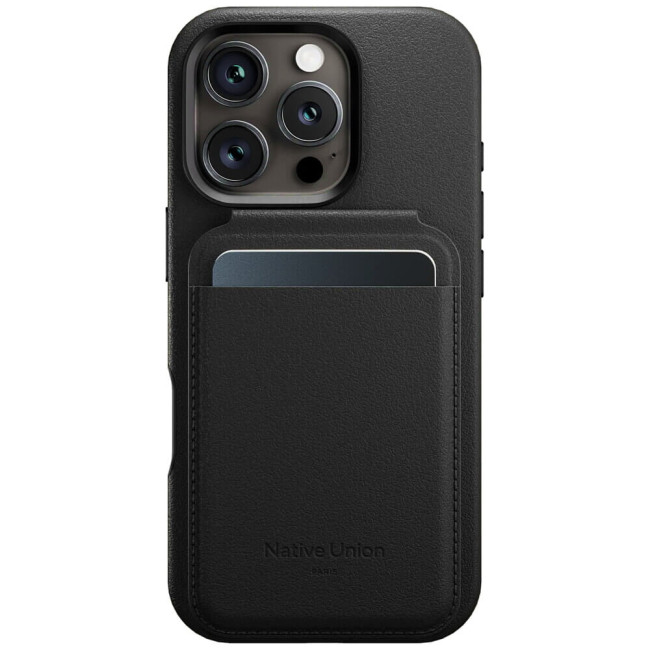 Чехол для пластиковых карт Native Union Active Wallet Stand Magnetic Black (ACT-BLK-WAL)