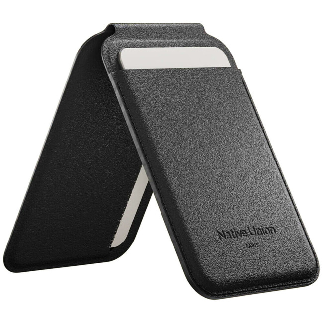 Чехол для пластиковых карт Native Union Active Wallet Stand Magnetic Black (ACT-BLK-WAL)