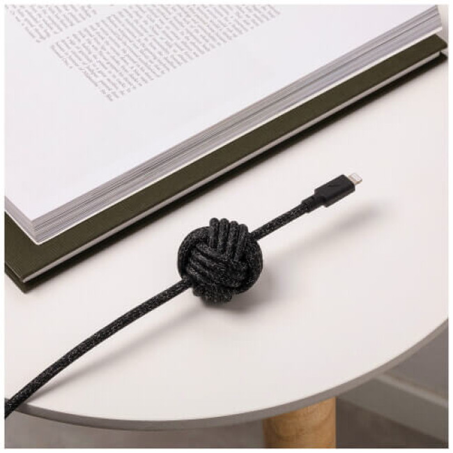 Кабель Native Union Night Cable USB-C to Lightning Cosmos Black (3 m) (NCABLE-CL-CS-BK-NP)