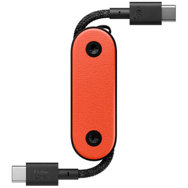 Кабель Native Union Pocket Cable USB-C to USB-C Oxyfire (POCK-C-OXY-NP)