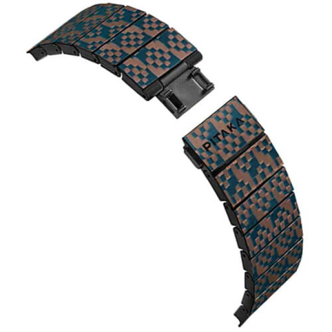 Ремешок Pitaka Chroma Carbon Band for Apple Watch 49/45/44mm Dreamland Stairs (AWB2302)