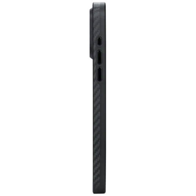 Чехол-накладка Pitaka MagEZ Case Pro 4 Twill 1500D Black/Grey for iPhone 15 Pro Max (KI1501PMP)