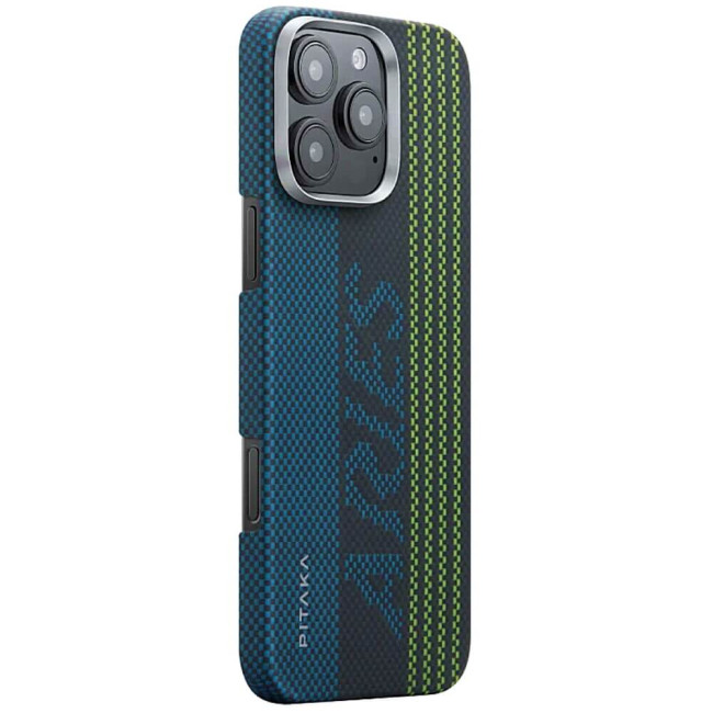 Чехол-накладка Pitaka Tactile Woven Case Aries Credit Сard for iPhone 16 Pro (KI1601CR)