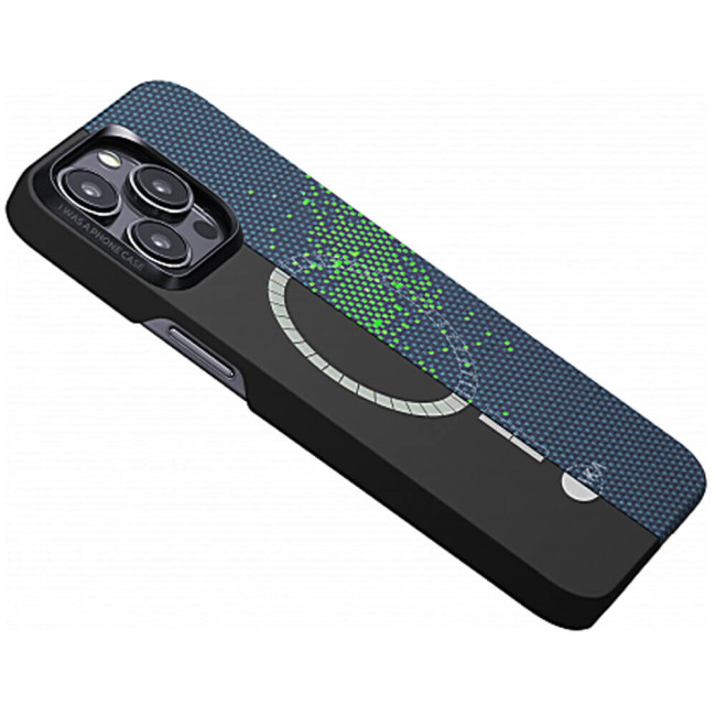 Чехол-накладка Pitaka Tactile Woven Case StarPeak Lumintex Milky Way Galaxy for iPhone 16 Pro (KI1603PMYG)