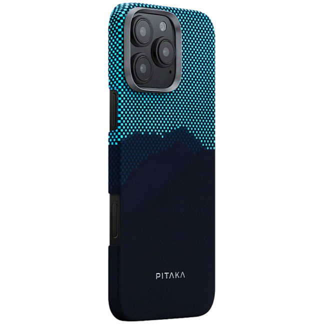 Чехол-накладка Pitaka Tactile Woven Case StarPeak Lumintex Over The Horizon for iPhone 16 Pro (KI1603POTH)