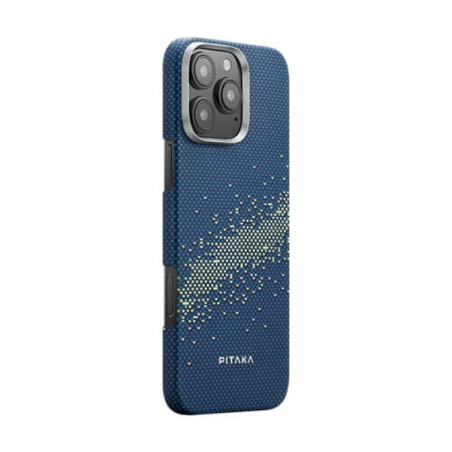 Чехол-накладка Pitaka Tactile Woven Case StarPeak Milky Way Galaxy for iPhone 16 Pro (KI1601PMYG)