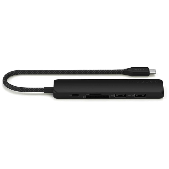 Хаб Satechi 6-in-1 USB-C Slim Multiport Adapter 4K Black (ST-P6SK)