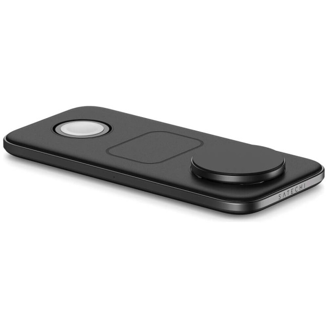 Беспроводное зарядное устройство Satechi Trio Qi2 Wireless Charging Pad Space Grey (ST-QTPM-EA)