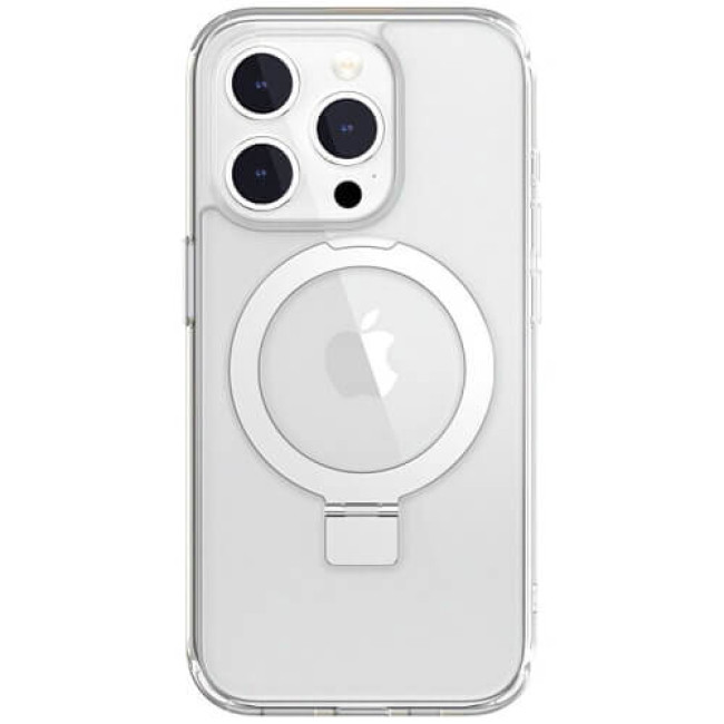 Чехол-накладка Switcheasy MagStand M for iPhone 15 Pro Transparent (SPH56P173TR23)
