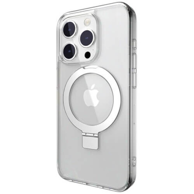 Чехол-накладка Switcheasy MagStand M for iPhone 15 Pro Transparent (SPH56P173TR23)