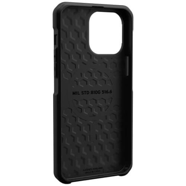Чехол-накладка UAG for iPhone 15 Pro Max Metropolis LT Magsafe Kevlar Black (114297113940)