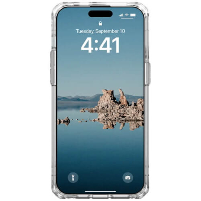 Чехол-накладка UAG for iPhone 15 Pro Plyo Magsafe Ice/White (114286114341)