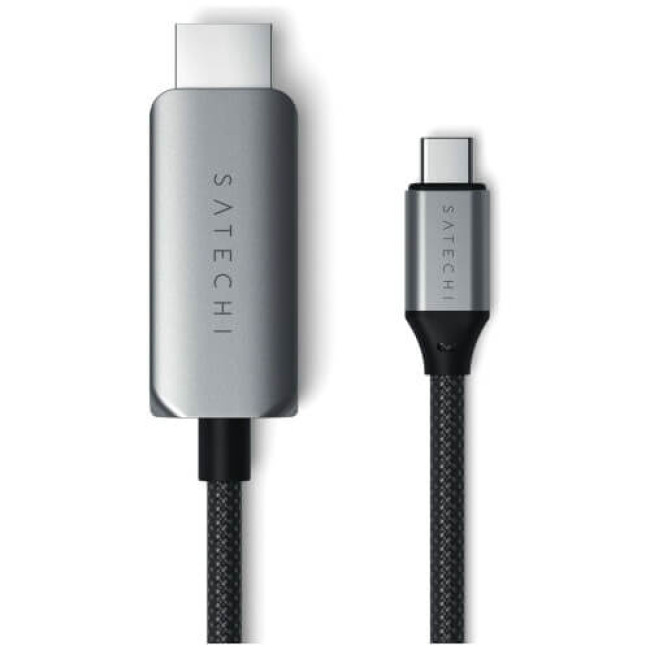 Кабель Satechi USB-C to HDMI 2.1 8K Space Gray (1.8 m) (ST-YH8KCM)