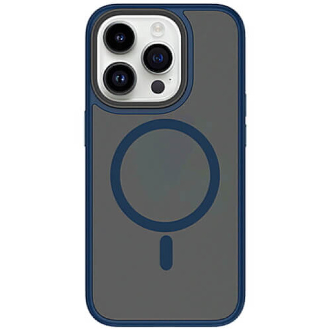 Чехол-накладка WIWU FGG-011 Magnetic Colorful Series for iPhone 15 Pro Blue