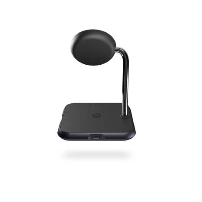 Беспроводное зарядное устройство Zens Magnetic 3-in-1 Aluminium Wireless Charger Black (ZEDC19B/00)