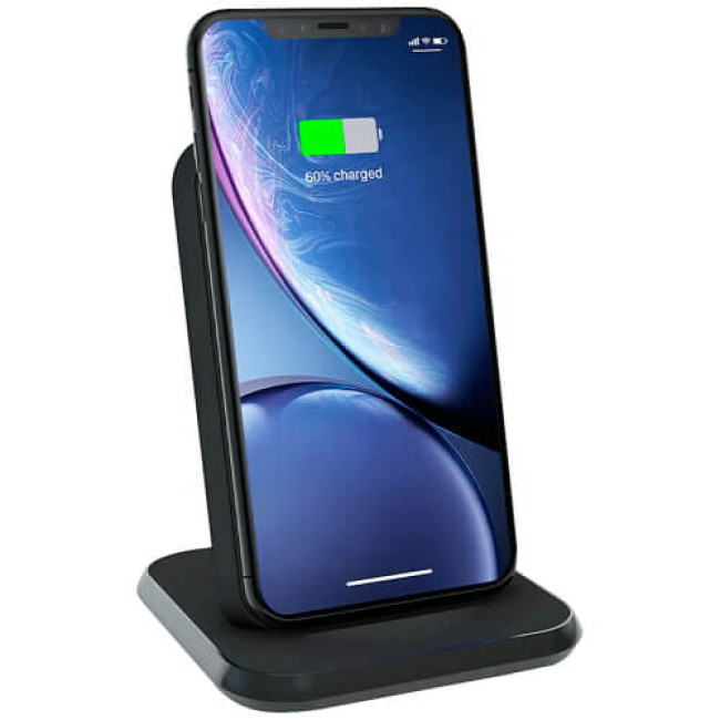 Беспроводное зарядное устройство Zens Stand Aluminium Wireless Charger Black with 18W USB-C PD Wall Charger (ZESC15B/00)