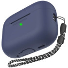 Чехол AhaStyle Silicone Case for AirPods Pro 2 with strap Midnight Blue (X003E41MYN/CP-187-2-C-MB)
