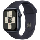 Apple Watch SE 2 2024 GPS 40mm Midnight Aluminium Case with Midnight Sport Band M/L (MXE93)