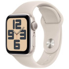 Apple Watch SE 2 2024 GPS 44mm Starlight Aluminium Case with Starlight Sport Band M/L (MXEV3)