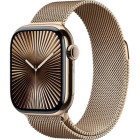 Apple Watch Series 10 46mm Gold Titanium Case with with Gold Milanese Loop M/L (MX003)