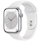 Apple WATCH Series 8 41mm Silver Aluminum Case with White Sport Band (MP6K3)