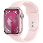 Apple WATCH Series 9 45mm Pink Aluminium Case with Light Pink Sport Band M/L (MR9H3)
