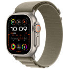 Apple Watch Ultra 2 Titanium Case with Olive Alpine Loop Small (MREX3)