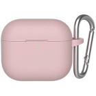 Чехол Blueo Liquid Silicone Case for Apple AirPods 3 with Carbine Pink