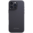 Чехол-накладка Pitaka Military-Grade Protective Case Classic Twill 600D Black/Grey for iPhone 16 Pro (KI1601PPA)