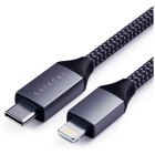 Кабель Satechi USB-C to Lightning Cable Space Gray (1.8 m) (ST-TCL18M)