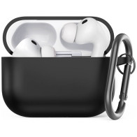 Чехол AhaStyle Colorful Silicone Case for Airpods Pro 3 Black (CP-WG184-BK)