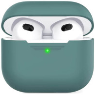 Чехол для наушников AhaStyle Silicone Case for AirPods 3 Midnight Green (X00329Y4S1)