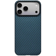 Чехол Pitaka Ultra-Slim Case Twill Blue/Grey for iPhone 17 Pro (KI1706BP)