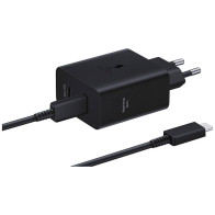 Сетевое зарядное устройство Samsung 50W Black (with Type-C cable) (EP-T5020XBE)