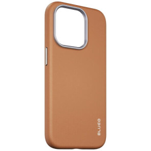 Чехол-накладка Blueo Leather Case with MagSafe for iPhone 14 Pro Brown (B52-I14PBR)