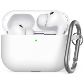 Чехол AhaStyle Colorful Silicone Case for Airpods Pro 3 White (CP-WG184-WE)