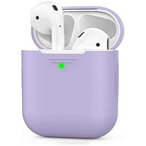 Чехол для наушников AhaStyle Silicone Case for AirPods Purple Lavender (X0024LOD57)