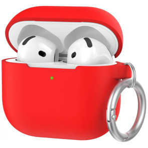 Чехол AhaStyle Silicone Case for Airpods 4 Red (CP-196-RD)