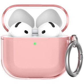 Чехол AhaStyle Transparent TPU Case for Airpods 4 Pink (CP-WG164-CPK)