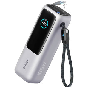 Внешний аккумулятор Anker ZOLO Power Bank 25000mAh 165W Silver (A1695H41)