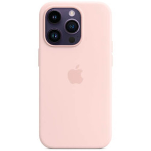Чехол-накладка Apple iPhone 14 Pro Max Silicone Case with MagSafe Chalk Pink (MPTT3)