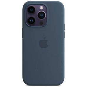 Чехол-накладка Apple iPhone 14 Pro Max Silicone Case with MagSafe Storm Blue (MPTQ3)