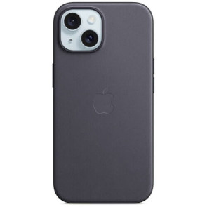 Чехол-накладка Apple iPhone 15 Plus FineWoven Case with MagSafe Black (MT423)
