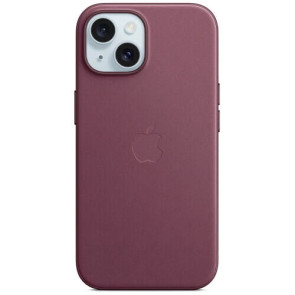 Чехол-накладка Apple iPhone 15 FineWoven Case with MagSafe Mulberry (MT3E3)