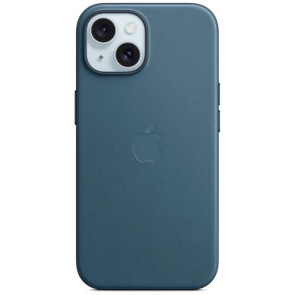 Чехол-накладка Apple iPhone 15 FineWoven Case with MagSafe Pacific Blue (MT3G3)
