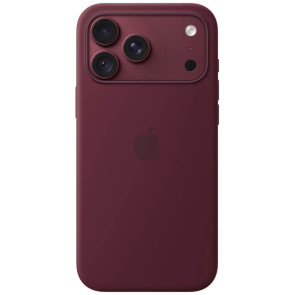 Чехол Apple iPhone 18 Pro Silicone Case with MagSafe Burgundy (MK8U4)